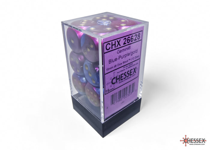 Chessex 16mm D6 Dice block (12)