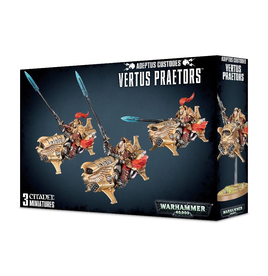 Adeptus Custodes: Vertus Praetor/Shield-Captain on Dawneagle Jetbike