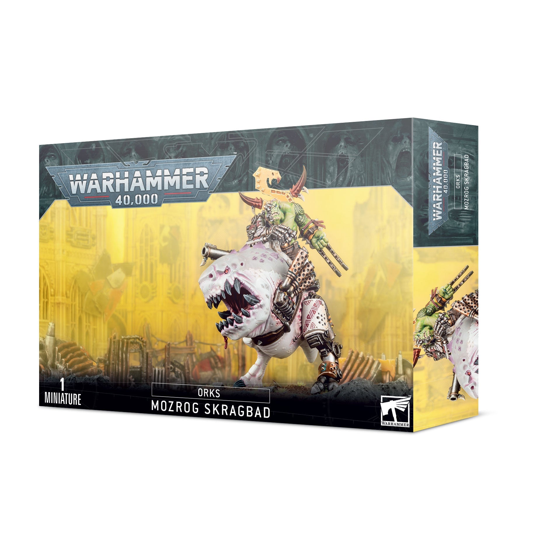 Ork Mozrog Skragbad/Beastboss on Squigosaur