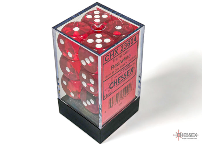 Chessex 16mm D6 Dice block (12)