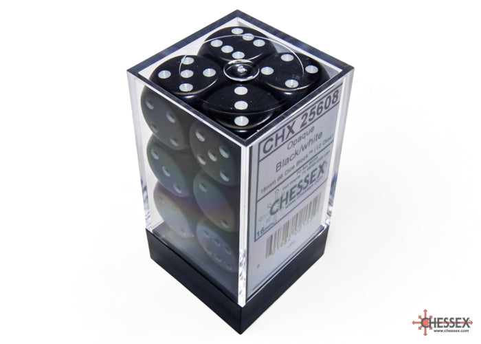 Chessex 16mm D6 Dice block (12)