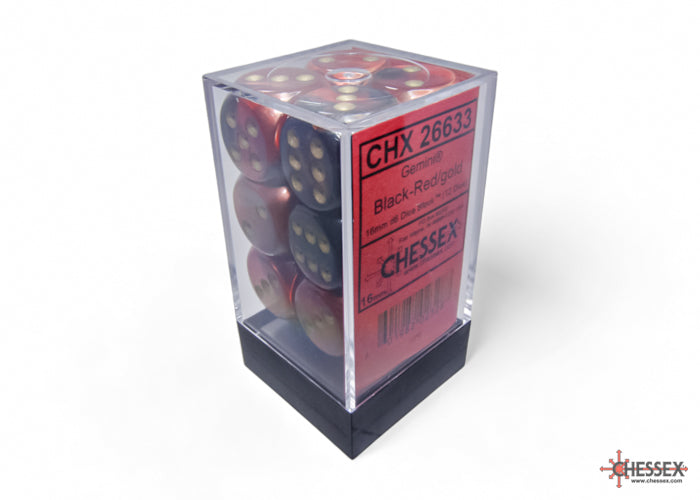 Chessex 16mm D6 Dice block (12)