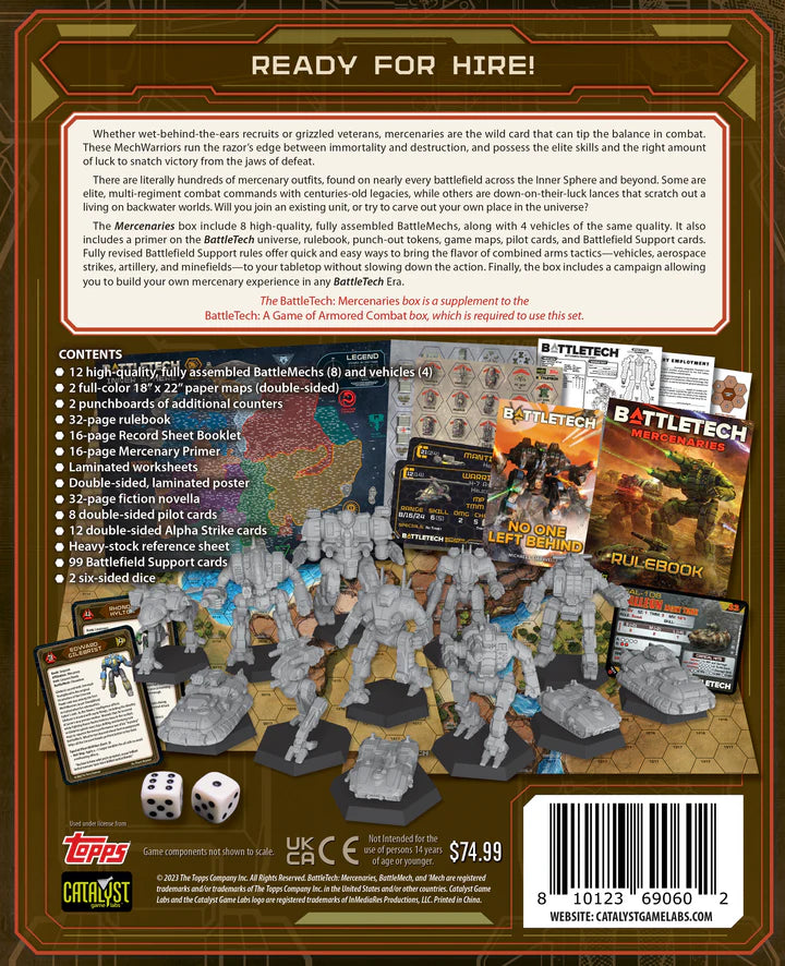 Battletech - MERCENARIES BOX SET STANDARD EDITION