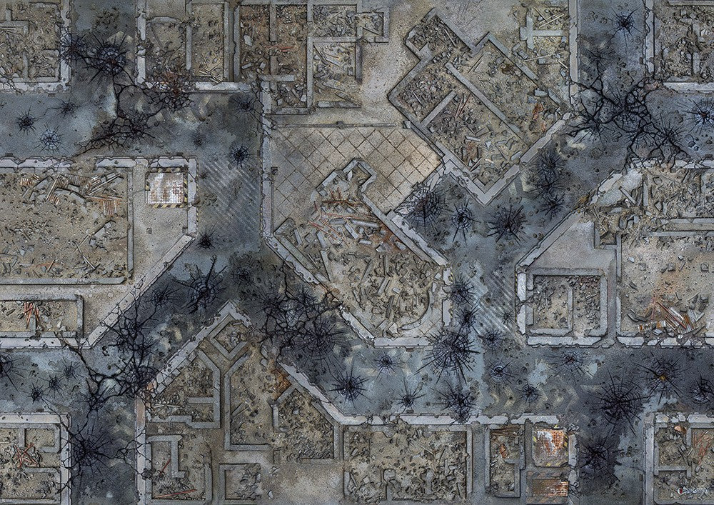 Conquest, Warzone City Mat, 44" x 60" (PBW8981)